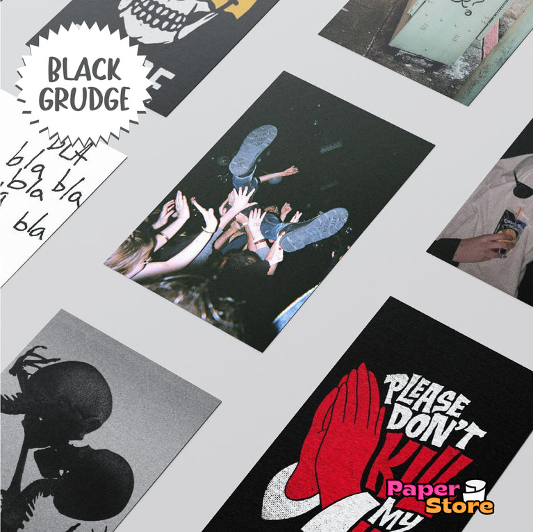 Black Grunge Collage Kit