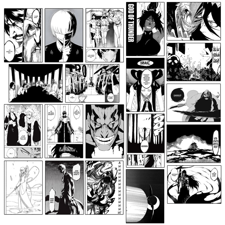 Bleach Manga Wall Poster Pack Of 20 (8.2x11.8 Inch)