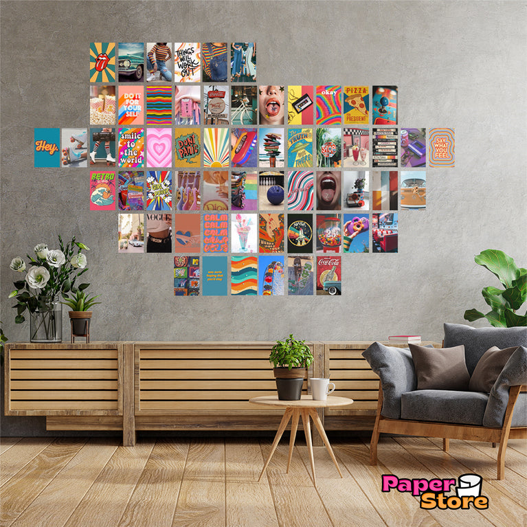 Retro Collage Kit Aesthetic Room Decor