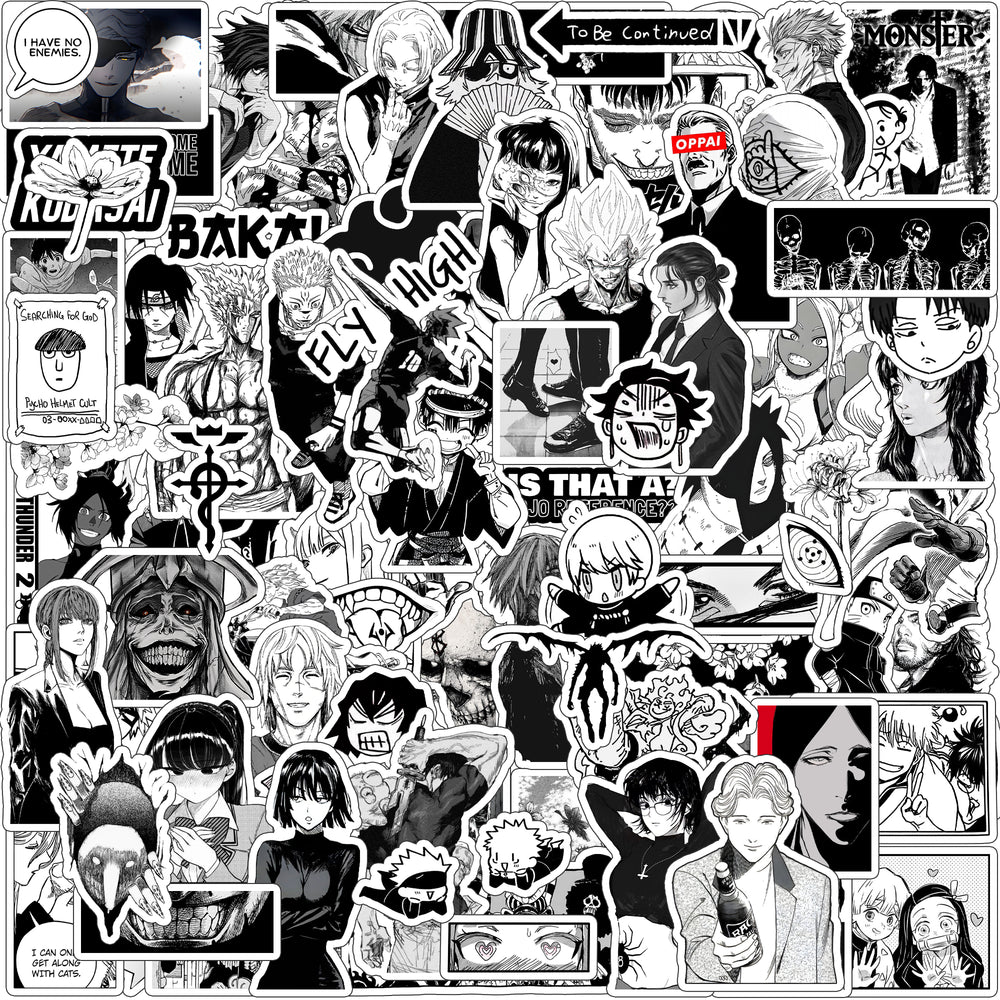 Manga stickers pack of 80+