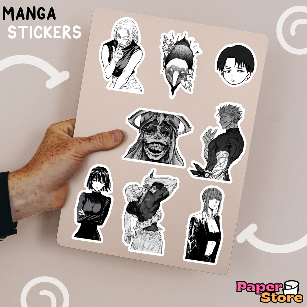 Manga stickers pack of 80+