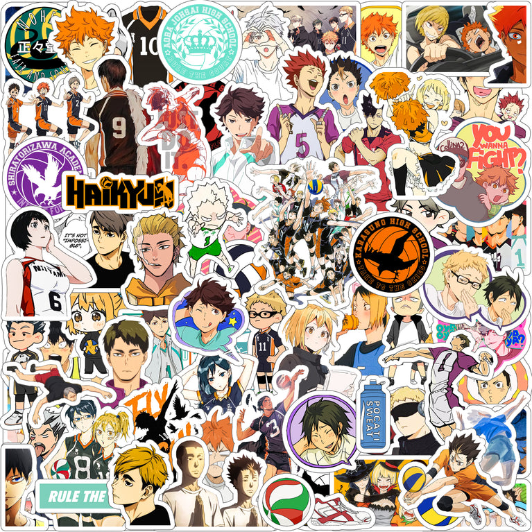 haikyuu stickers pack of 80+