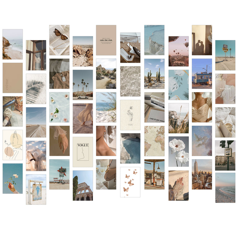 Neutral Naked Wall Collage Kit