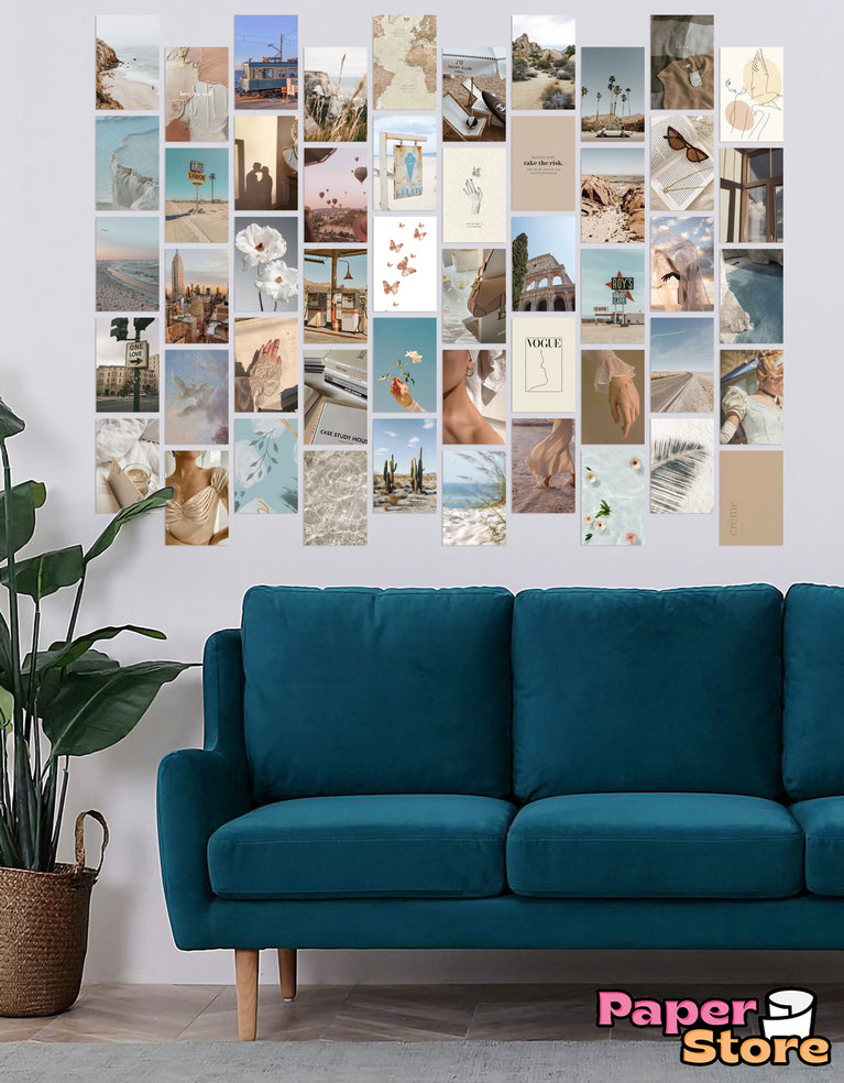 Neutral Naked Wall Collage Kit