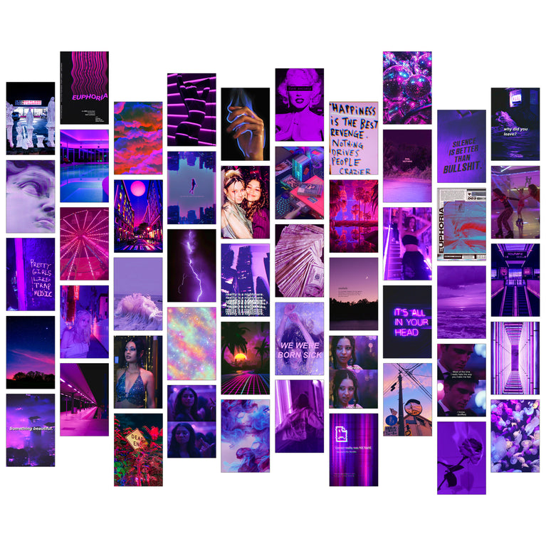 Purple Wall Collage kit