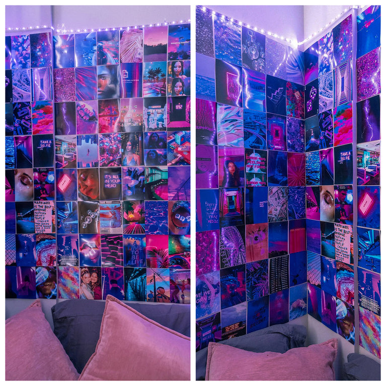 Purple Wall Collage kit