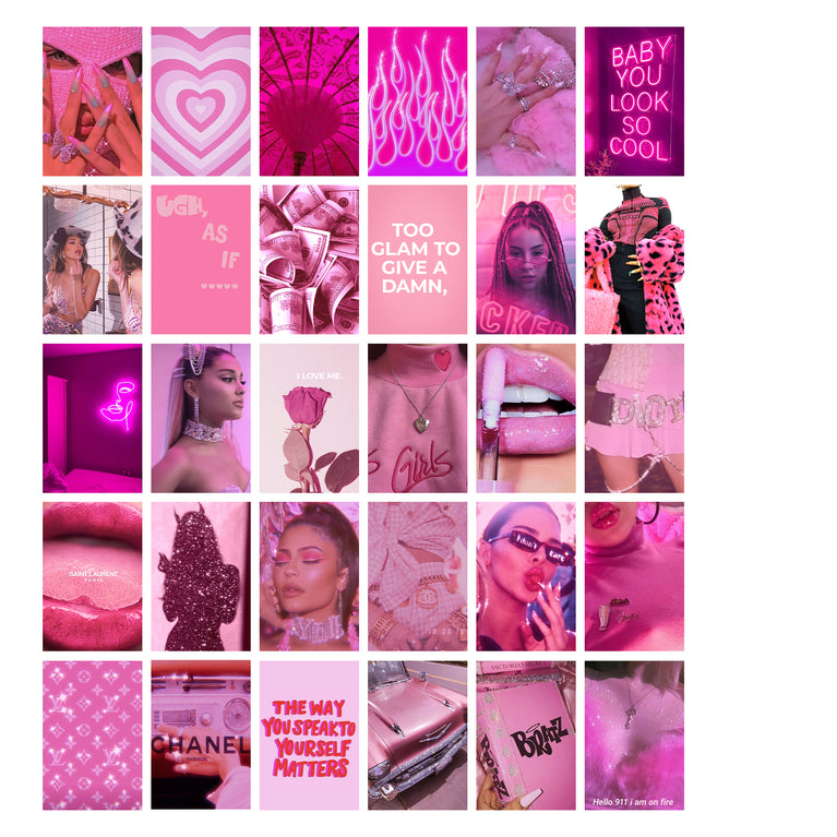 Boujee Pink Collage Kit