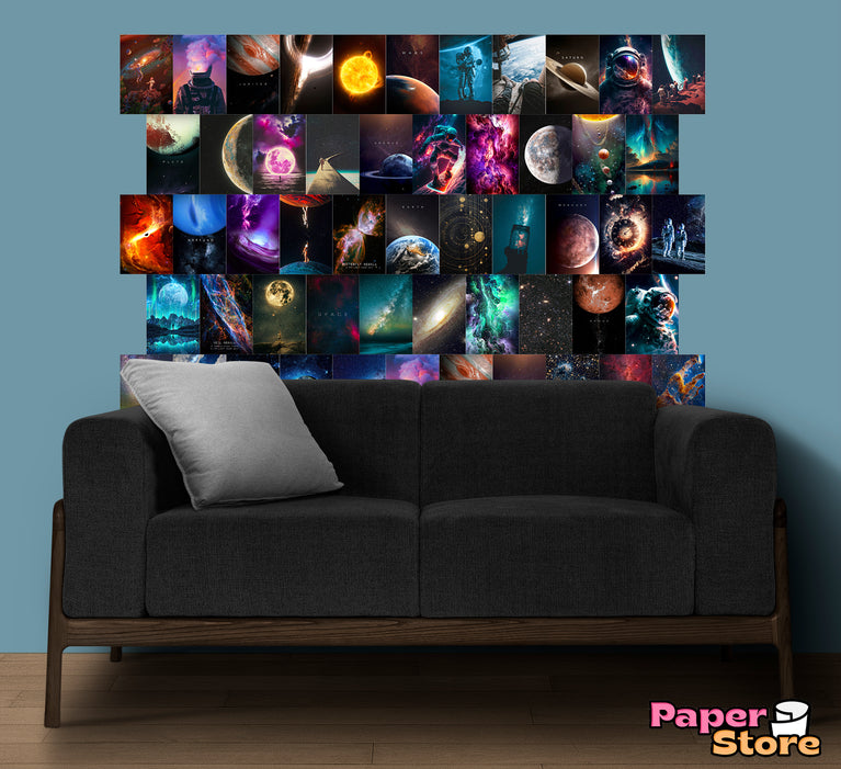 Space Themed Wall Collage Kit