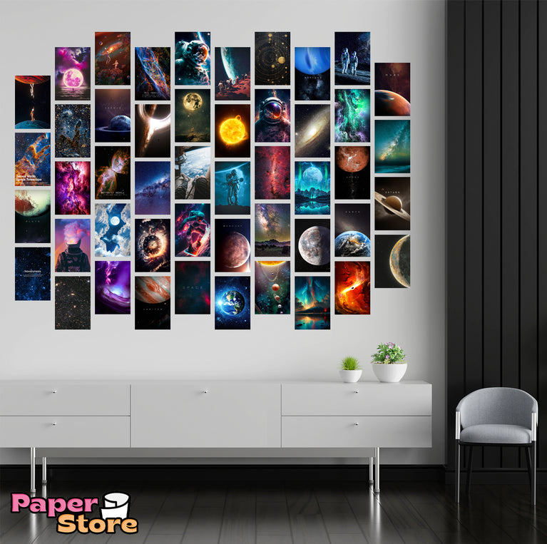 Space Themed Wall Collage Kit