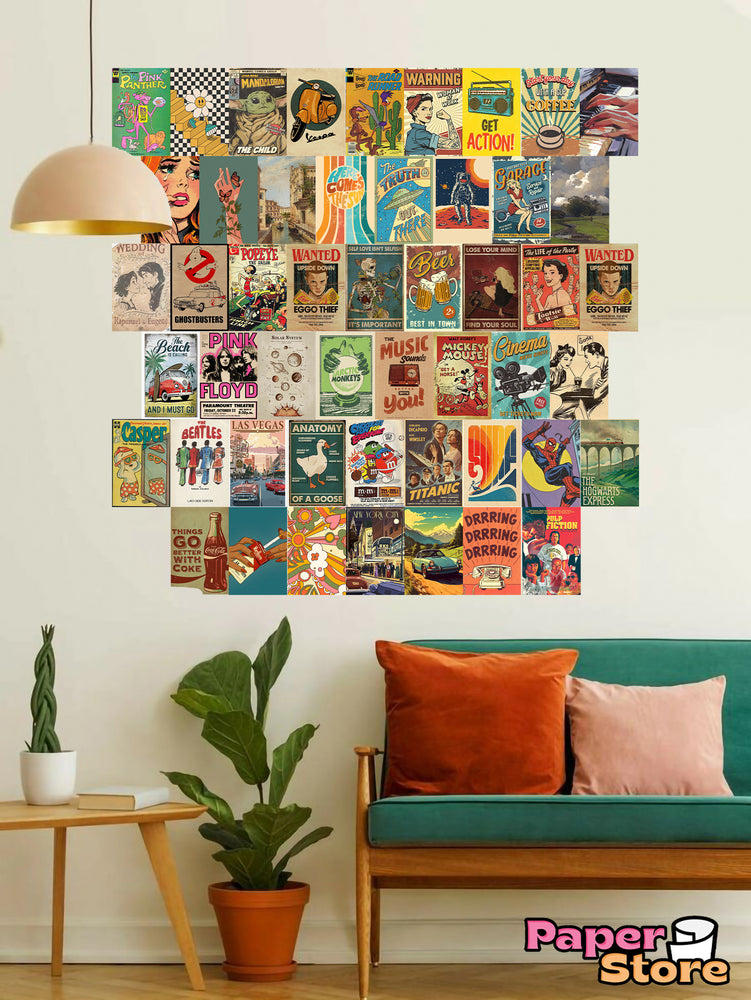 Vintage Wall Collage Kit