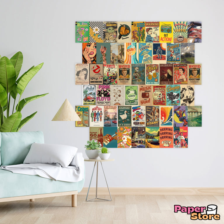 Vintage Wall Collage Kit